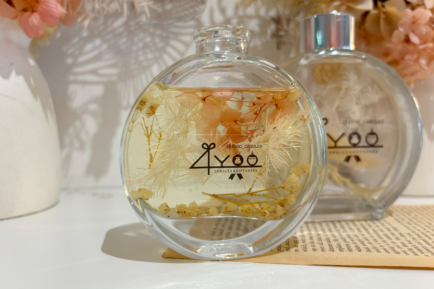 Diffuser 4yoo Preserved Floral Reed Diffuser