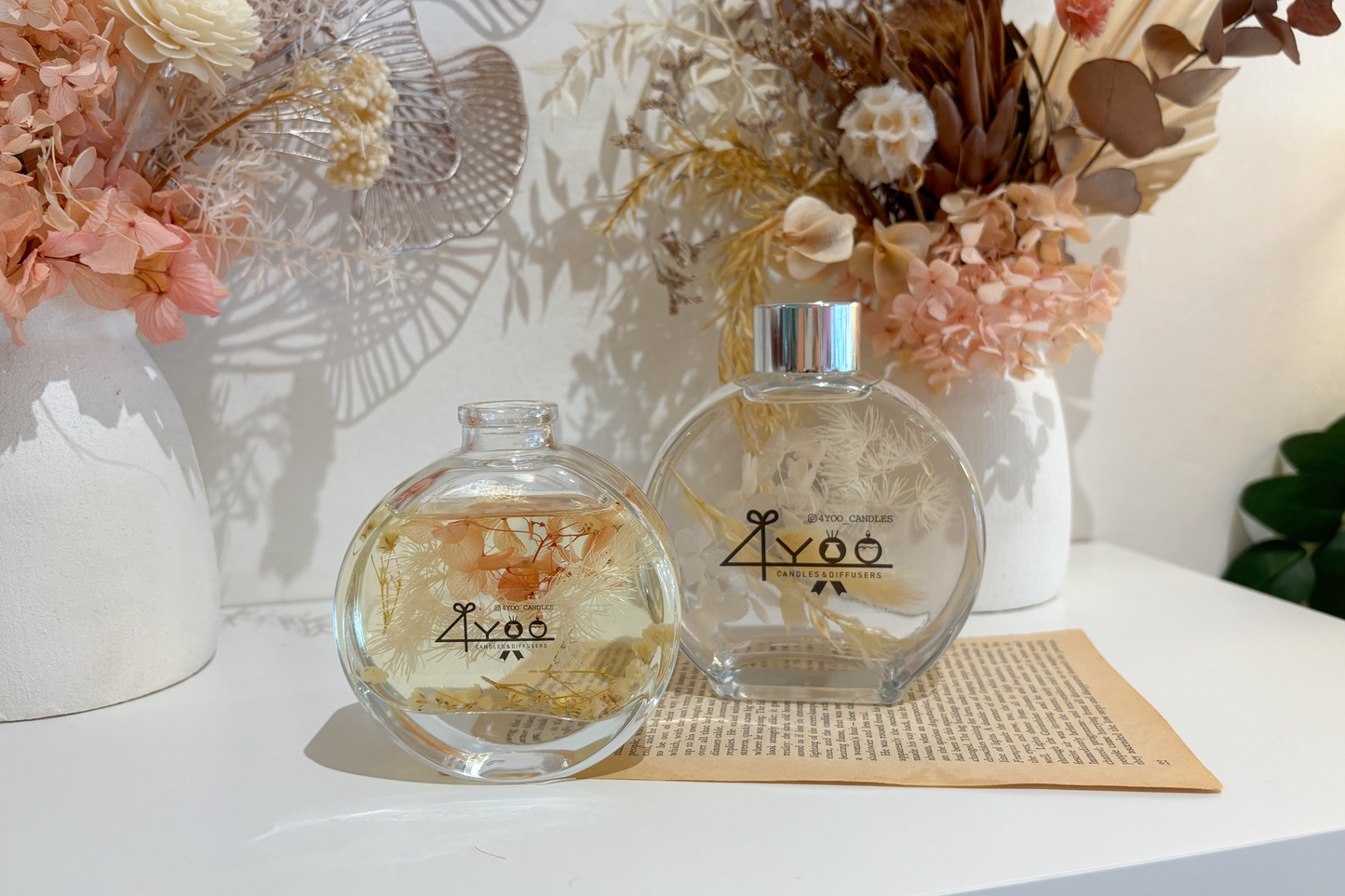 Diffuser 4yoo Preserved Floral Reed Diffuser