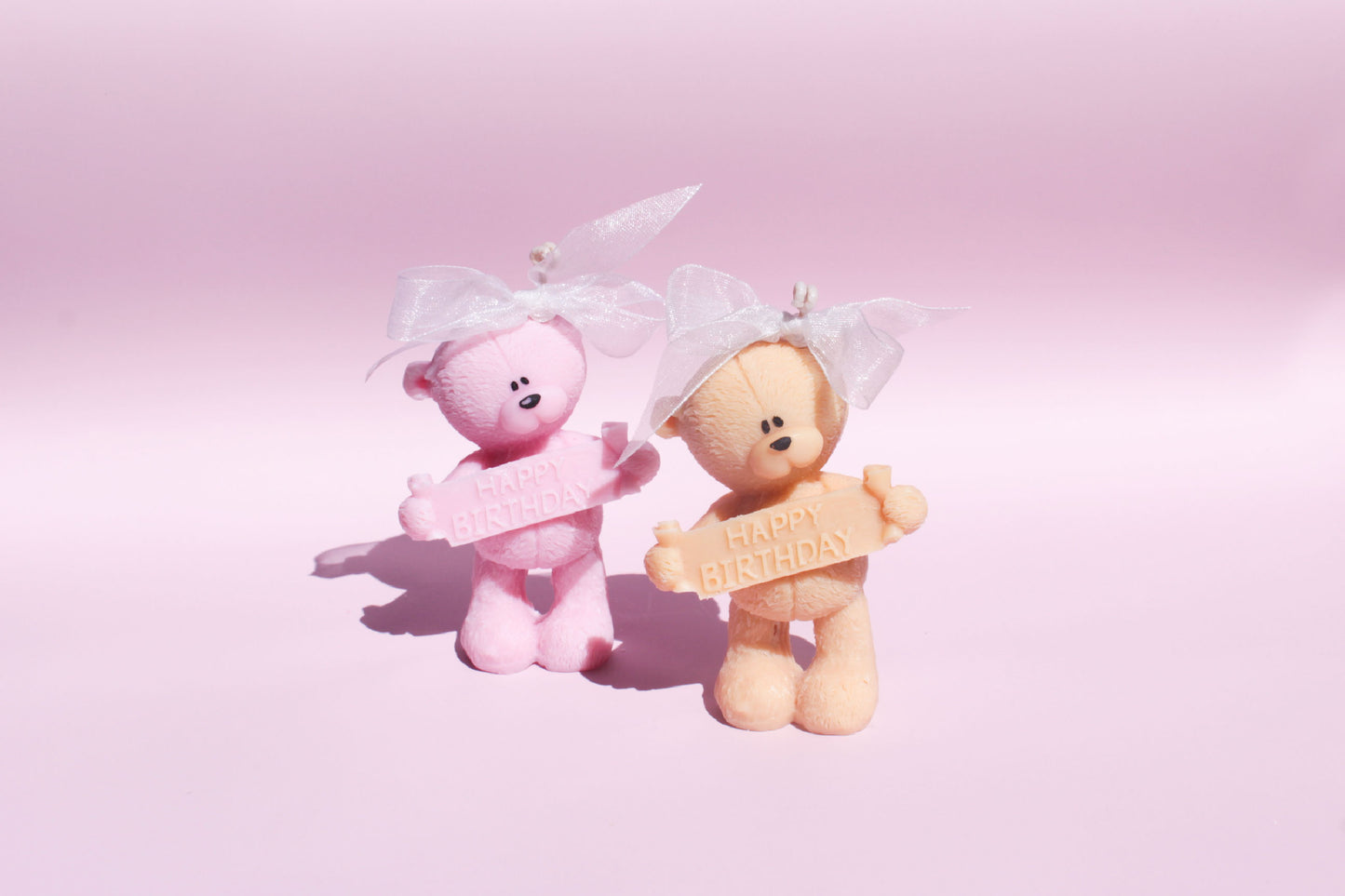 Soy Candle Ribbon Bear Candle