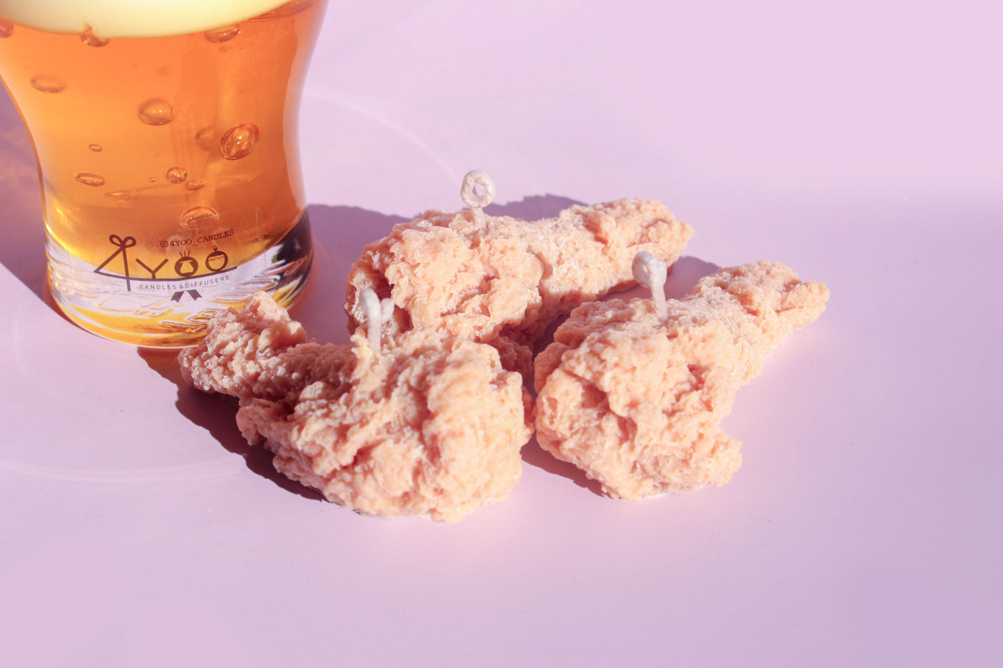Soy Candles Beer 4 pieces Chicken Set