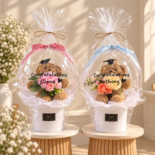Celebratory Gift Balloons -  Graduation Bear Balloon (each)