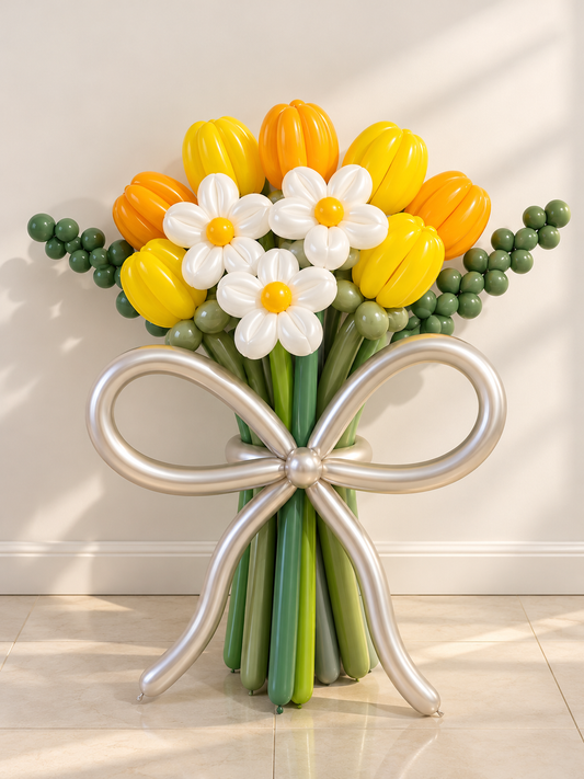 Celebratory Gift Balloons - Daisy x Tulip Balloons