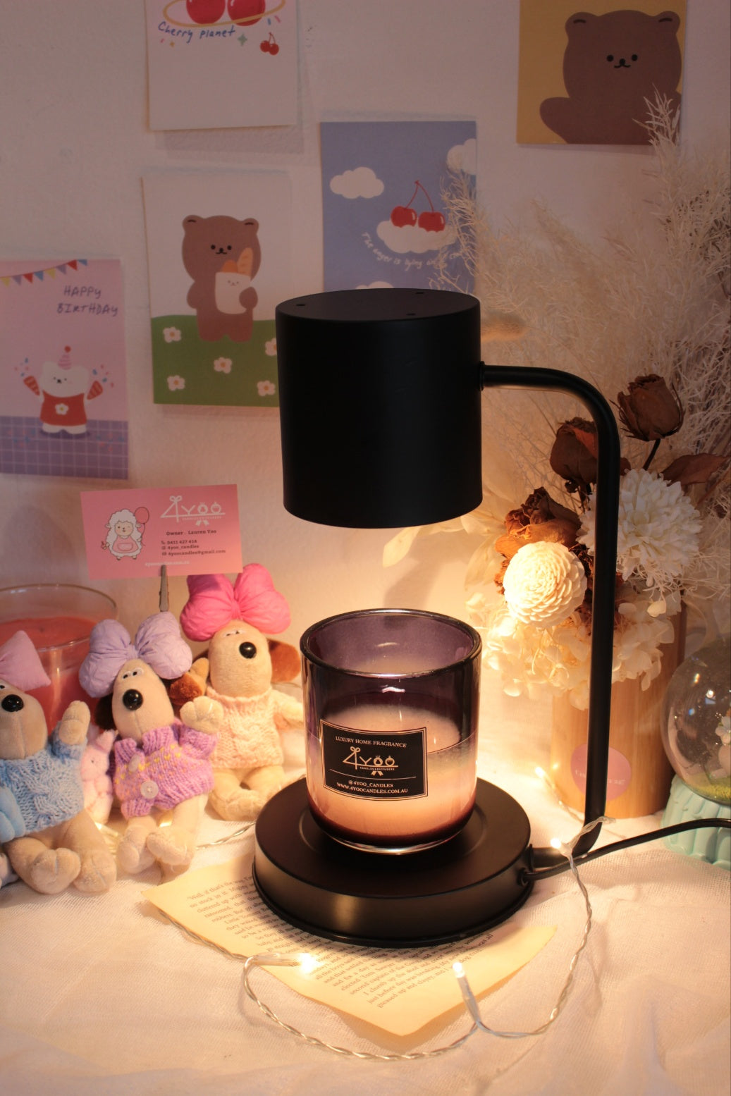 Electric Candle Warmer Black