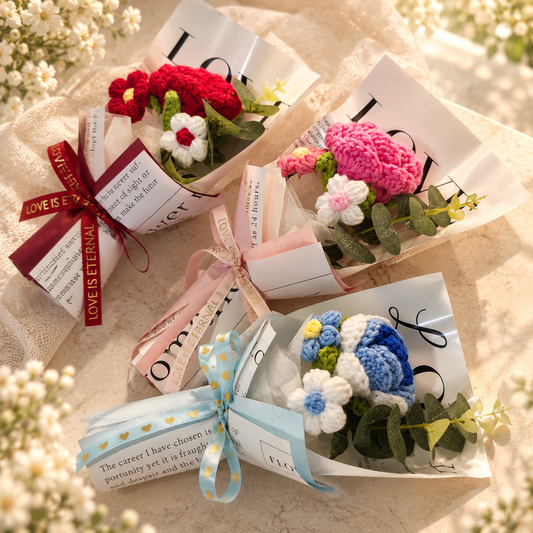 4Yoo Crochet Single Flower