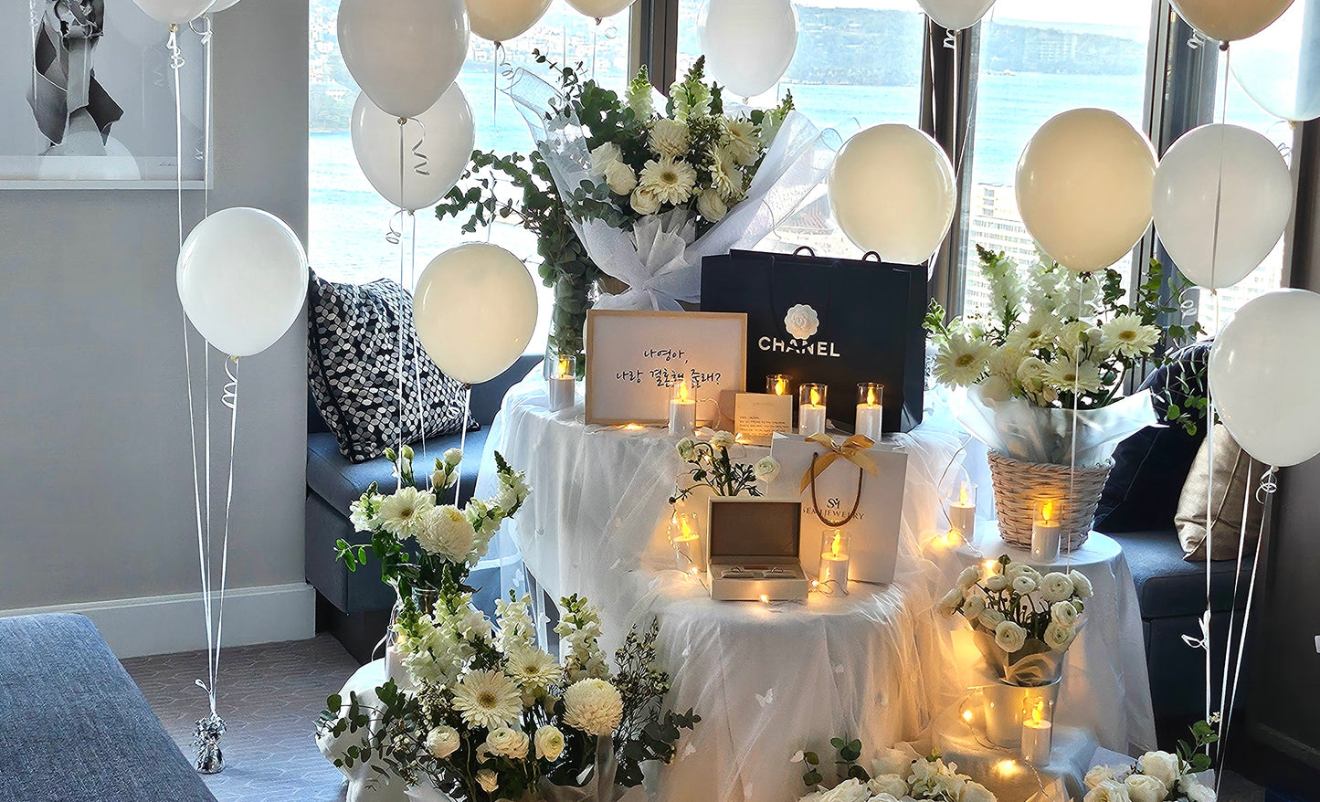 4yoo Proposal Balloon&Flower Styling