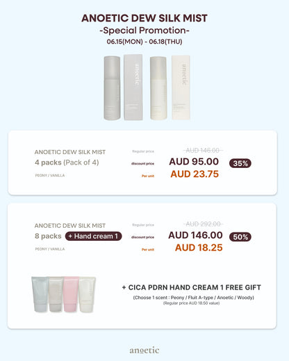 [4yoo pick][2 SET]ANOETIC DEW SILK MIST