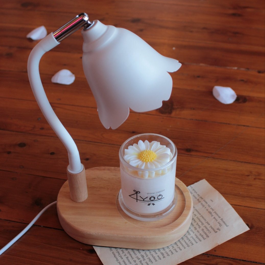 Electric Candle Warmer White Flower