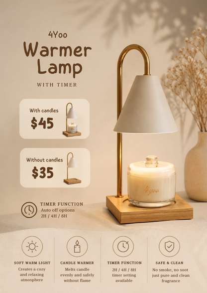 4yoo Warmer Lamp with timer